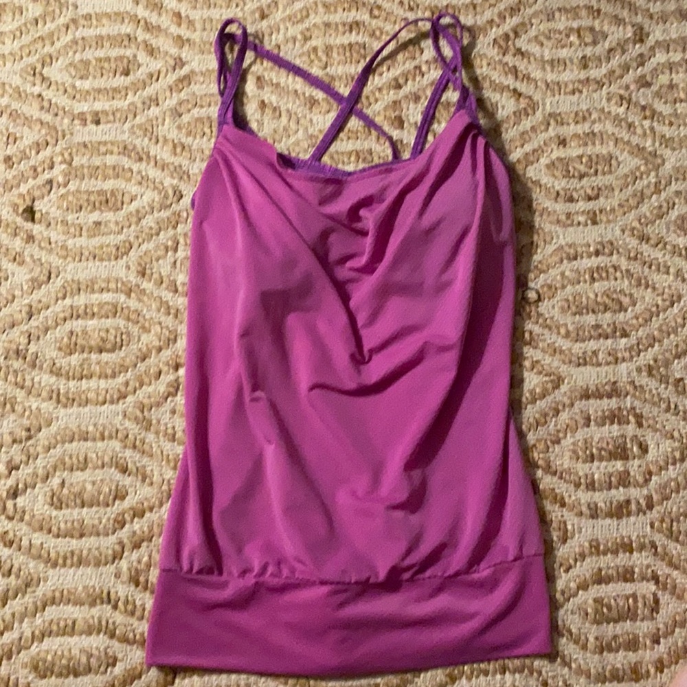 Lucy athletic tank with built in bra
